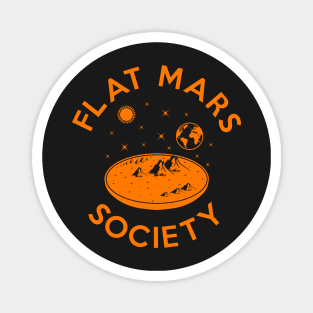 Flat mars society Magnet